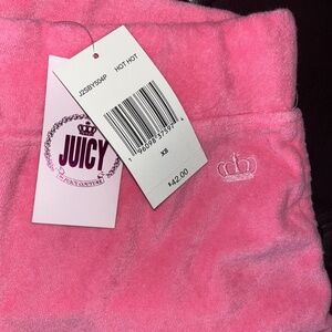 Juicy by Juicy Couture Pink Terry Cloth Shorts - NEW WITH TAGS!